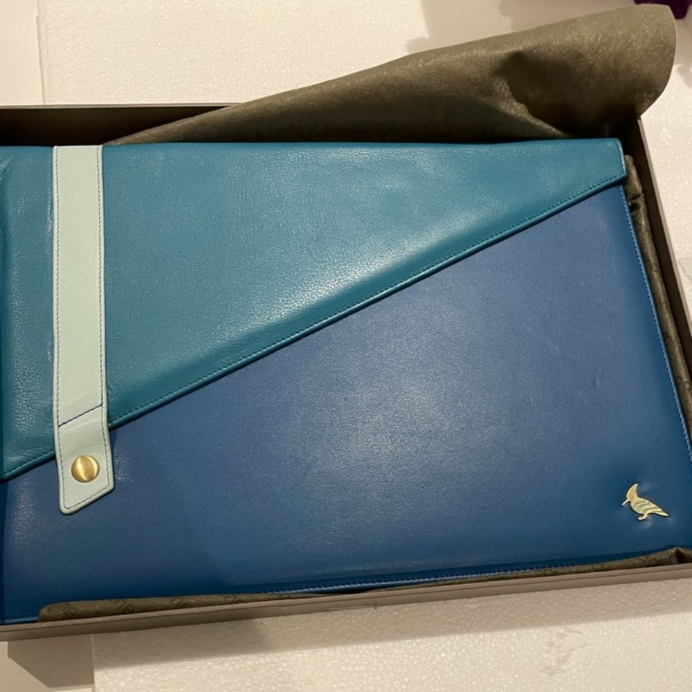 Large blue portfolio